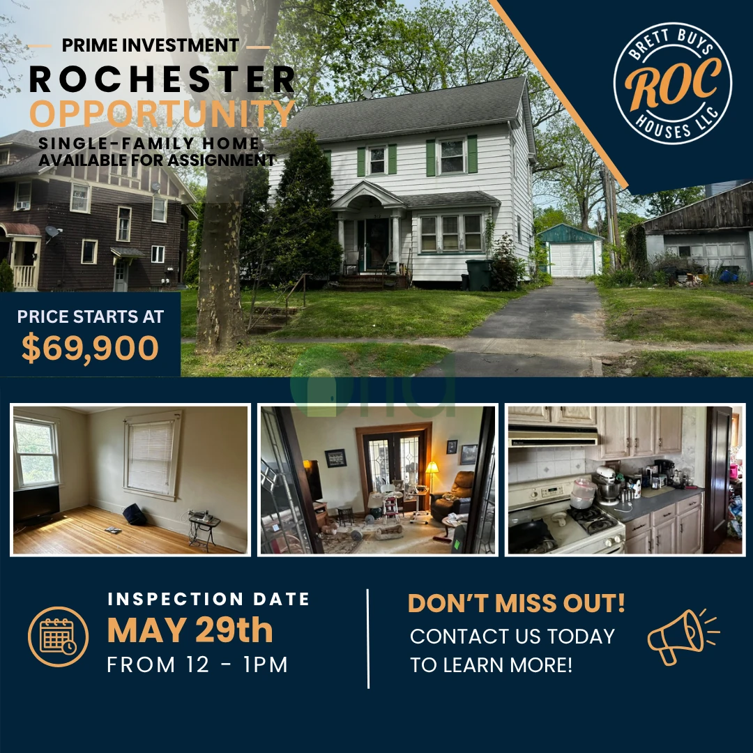 Off market investment property in Rochester, NY 14613